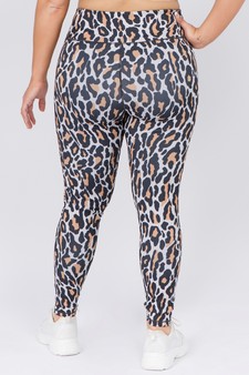 Women's Leopard Activewear Leggings - Bra: ACT645P-XL style 3