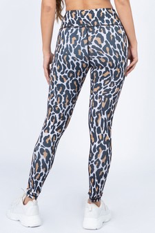 Women's Leopard Activewear Leggings - Bra: ACT645 - (Large only) style 3