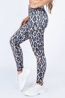 Women's Leopard Activewear Leggings - Bra: ACT645 style 2