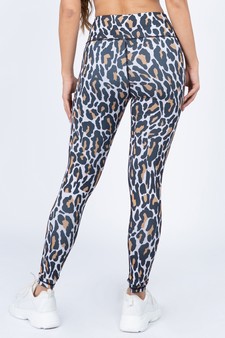 Women's Leopard Activewear Leggings - Bra: ACT645 style 3