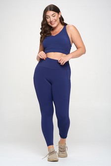 Women's Buttery Soft Activewear Leggings with Pocket style 4