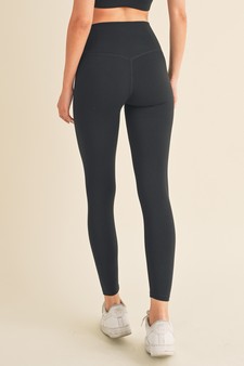 Women’s High Rise Crossover Waist Leggings (Small only) style 3