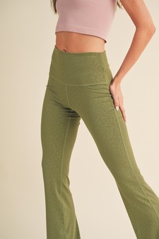 Women’s Leopard Print Flared Yoga Pants style 4