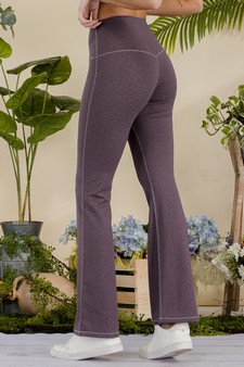 Women’s Leopard Print Flared Yoga Pants style 4