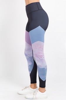 Women's Dreamy Nature Print Activewear Leggings style 3