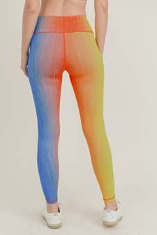 Women's Ombre Color Print Activewear Leggings style 5