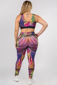 Women's In Motion Rainbow Activewear Set style 3