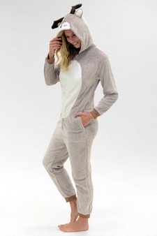 Plush Moose Animal Onesie Pajama Costume style 4