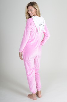 Plush Pink Unicorn Animal Onesie Pajama Costume style 5