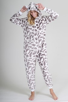 Plush Giraffe Animal Onesie Pajama Costume style 2