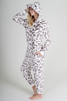 Plush Giraffe Animal Onesie Pajama Costume style 4
