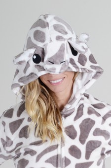 Plush Giraffe Animal Onesie Pajama Costume style 5