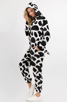 Plush Cow Animal Onesie Pajama Costume (6pcs L/XL only) style 2