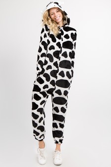 Plush Cow Animal Onesie Pajama Costume style 3