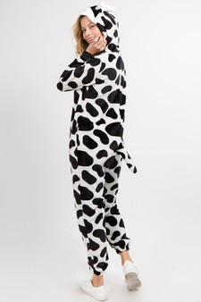 Plush Cow Animal Onesie Pajama Costume style 4