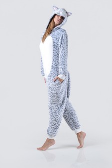 Plush Leopard Animal Onesie Pajama - (6pcs L/XL only) style 3
