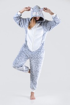 Plush Leopard Animal Onesie Pajama - (6pcs L/XL only) style 4