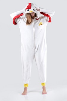 Women's Chicken Animal Onesie Pajama style 2