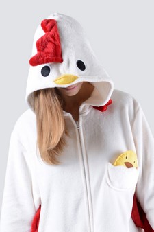 Women's Chicken Animal Onesie Pajama style 7
