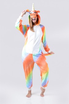 Plush Unicorn Rainbow Animal Onesie Pajama style 3