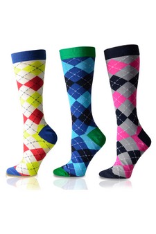 Cotton Republic® Argyle Print Men's Dress Socks style 4