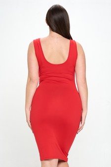 Scoop Neckline Body-Con Dress (XL only) style 3