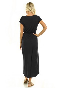 Wrap and Cross Maxi Dress style 3