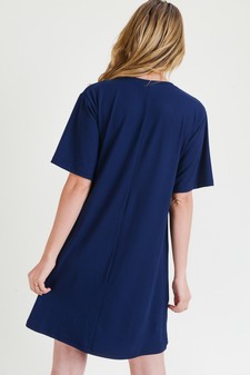 Women's Two Pocket T-Shirt Dress style 6
