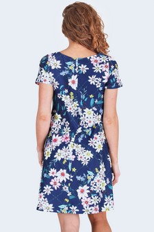 Women's Daisy Floral Dress with Pockets style 4