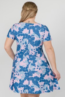 Women's Floral Blossom Dress with Pockets style 3