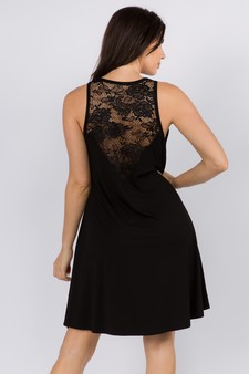 Women's Lace-Trim Sleeveless Dress (Medium only) style 3