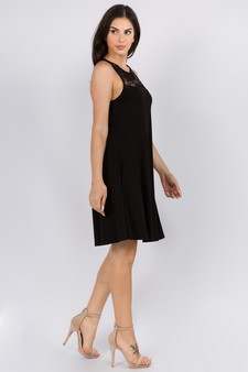 Women's Lace-Trim Sleeveless Dress style 2