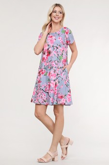 Cherry Blossom Printed Dress style 2