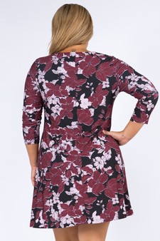 Women's Floral Blossom Dress with Pockets style 3