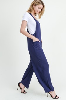 Women's Wide Leg Jumpsuit Overalls with Pockets style 3