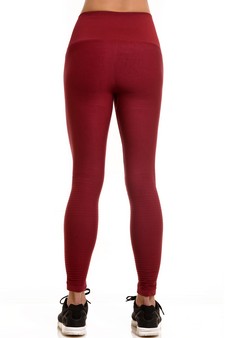 Women's High-Performance Moto Style Workout Compression Leggings style 3