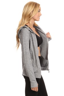 Seamless Active Living Jacket with Hoodie style 2