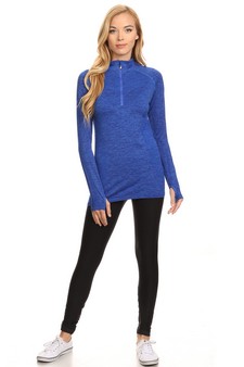 Seamless Active Living Pull Over Top style 6