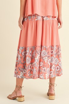 Women's Sun-Kissed Petals: Dream Floral Skirt style 3