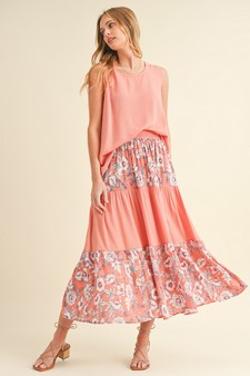Women's Sun-Kissed Petals: Dream Floral Skirt style 5