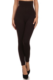 High Waist Cotton Compression Tights w French style 2