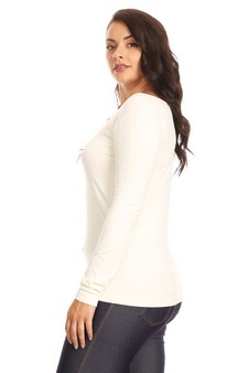 Lady's Long Sleeve Top style 3