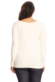 Lady's Long Sleeve Top style 4