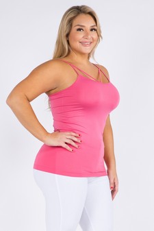 Women's Seamless Strappy Detail Cami Top style 2