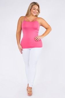 Women's Seamless Strappy Detail Cami Top style 4