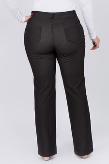 SAMPLE COTTON LINED LEGGINGS/JEGGINGS - PLUS SIZE style 2