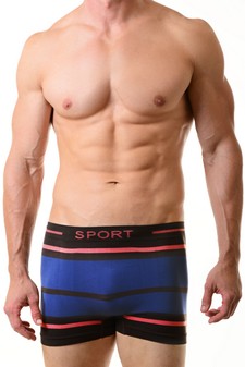 Men's Phantom Seamless Boxer Briefs Underwear style 4