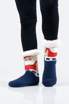 Women's Non-slip Merry X-Mas Slipper Socks style 16
