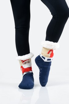 Women's Non-slip Merry X-Mas Slipper Socks style 17