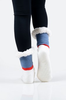 Women's Non-slip Merry X-Mas Slipper Socks style 3